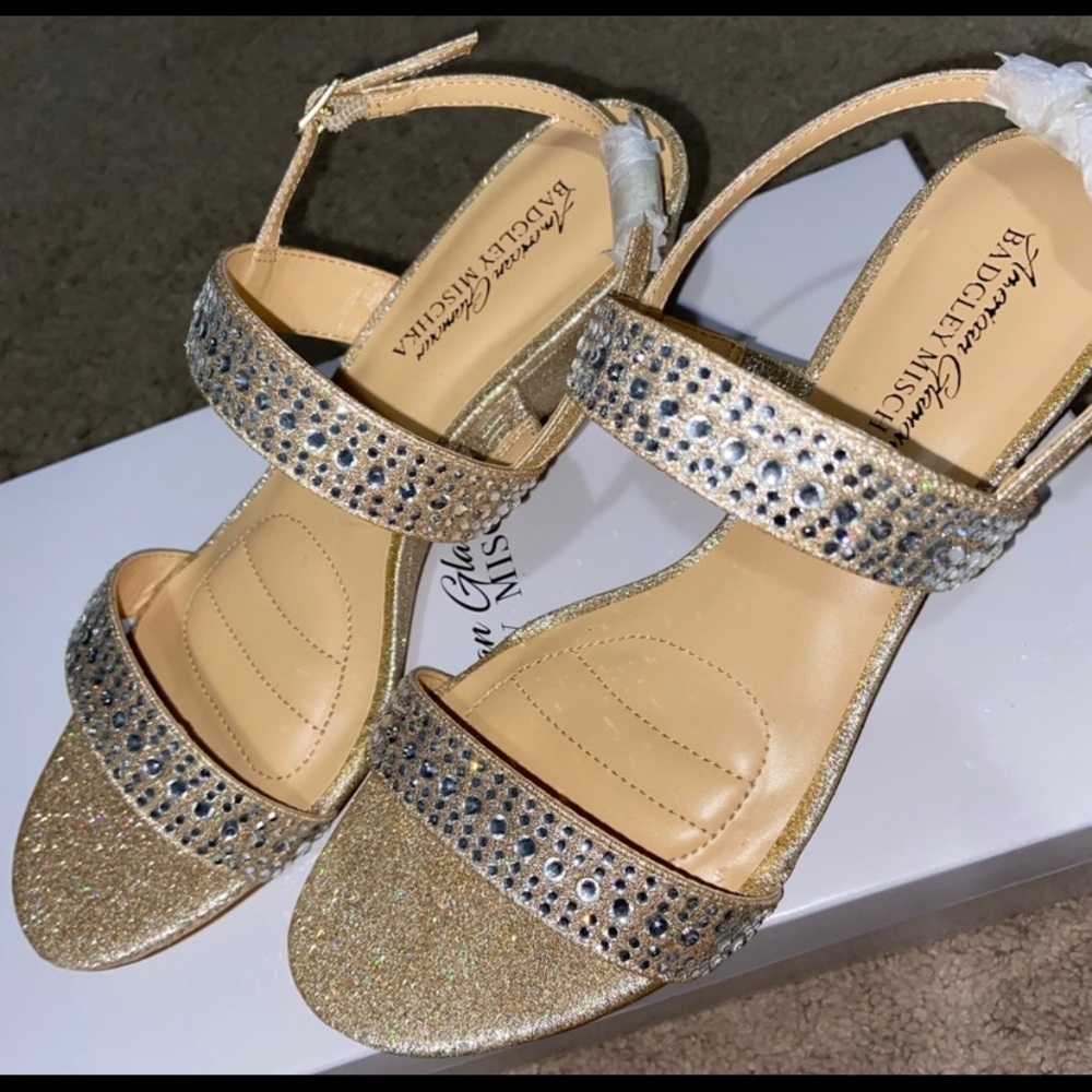 Badgley Mischka Wedge Heels (New in box)